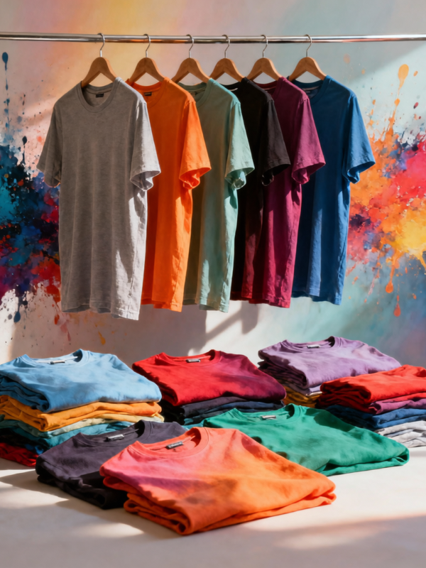 Aqua Blue Round Neck T-Shirt