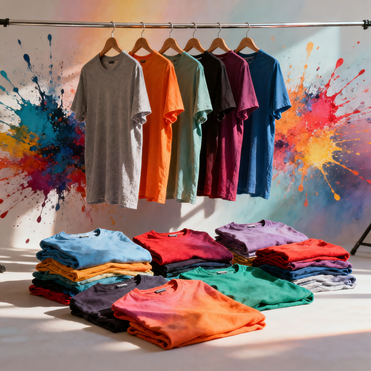 tshirt4 Aqua Blue Round Neck T-Shirt
