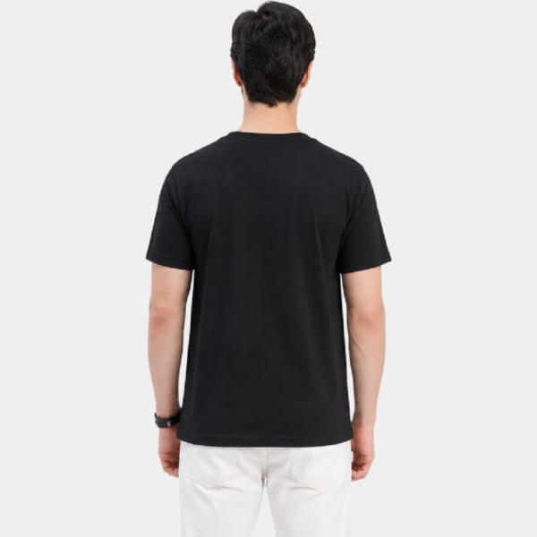 Dark Black Round Neck T-Shirt