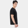 Dark Black Round Neck T-Shirt