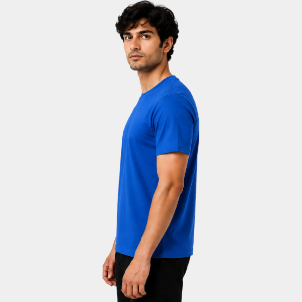 BL RS Round Neck T-Shirt - Blue Color
