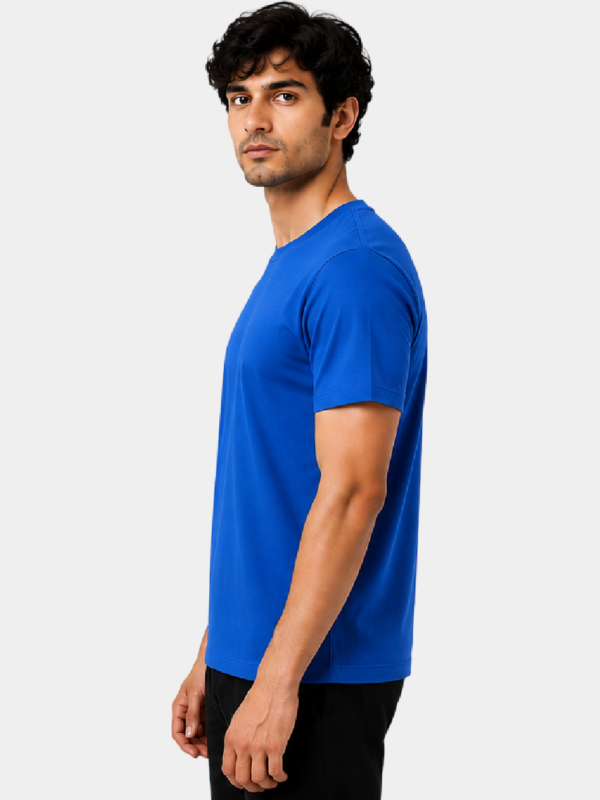 BL RS Round Neck T-Shirt - Blue Color