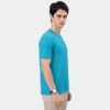 BL1 RS Aqua Blue Round Neck T-Shirt