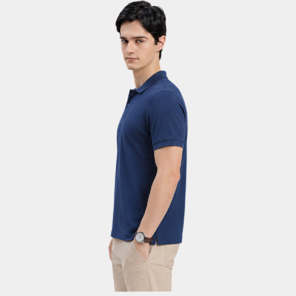 NB LS 1 Navy Blue Polo T-Shirt