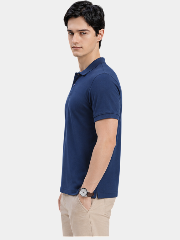 NB LS 1 Navy Blue Polo T-Shirt