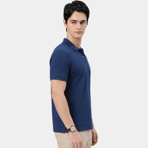 NB RS Navy Blue Polo T-Shirt