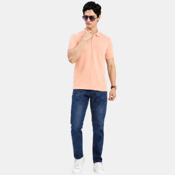 Peach Polo T-Shirt