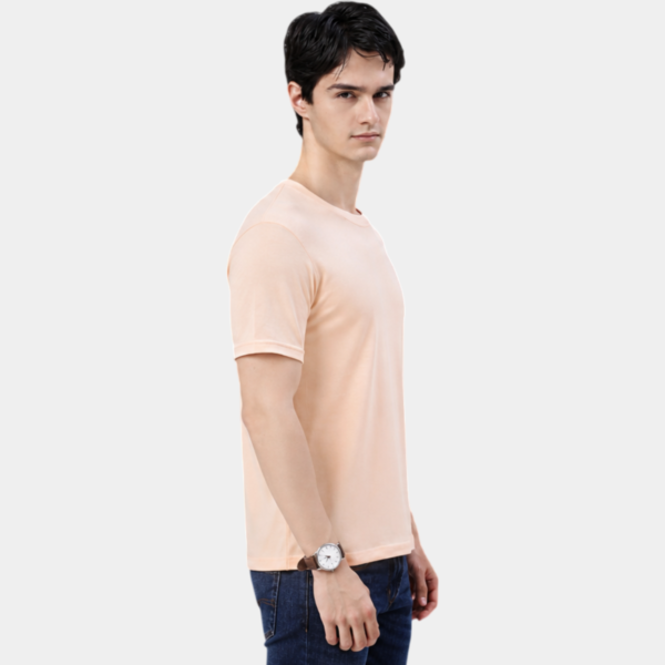 R1 RS Peach Round Neck T-Shirt