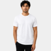 W F Round Neck T-Shirt - White Color