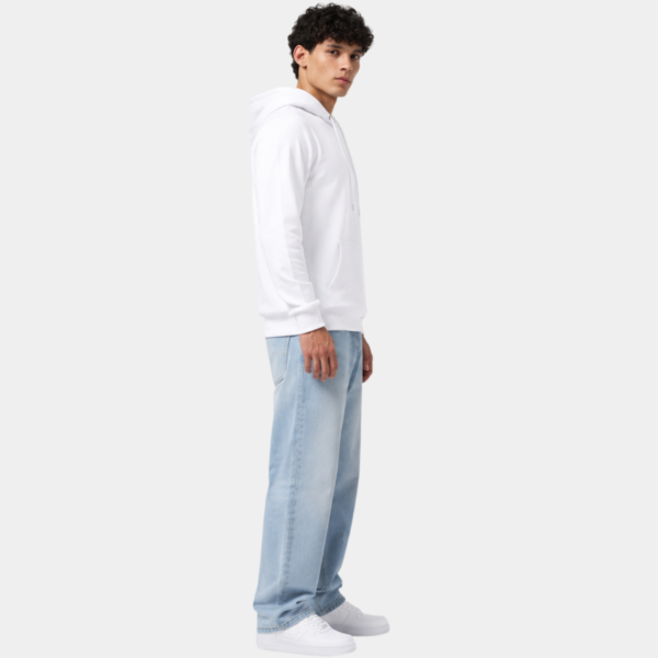 W RS Premium Pullover Hoodie - White