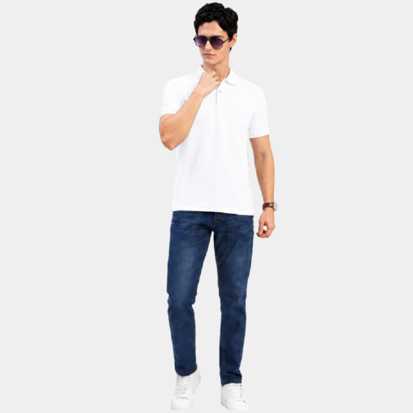 WF White Polo T-Shirt