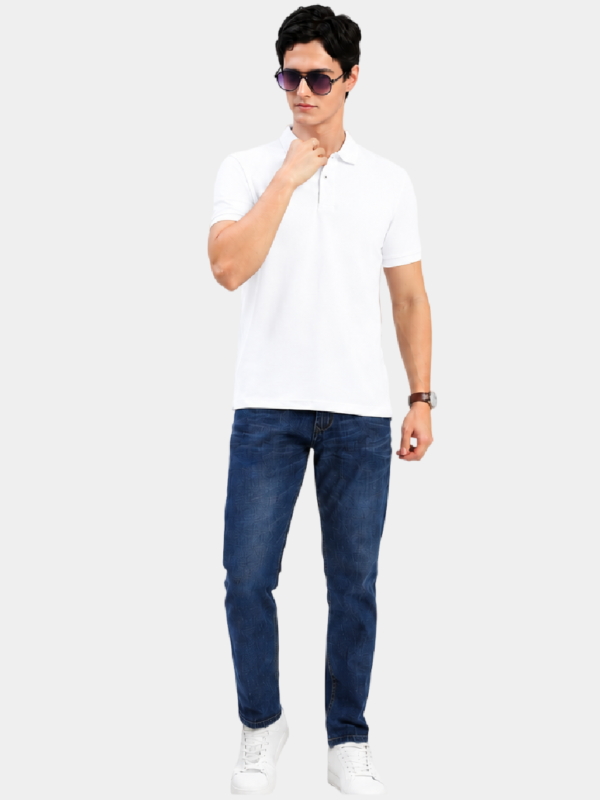 WF White Polo T-Shirt