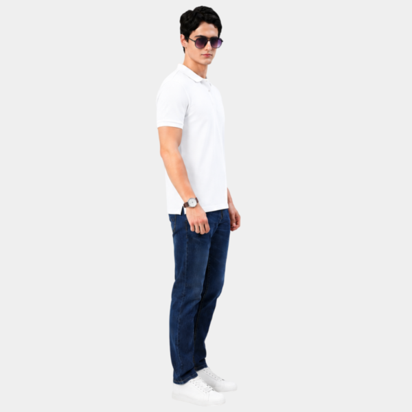 WRS White Polo T-Shirt
