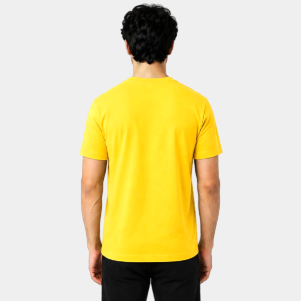 Y B Round Neck T-Shirt - Yellow Color