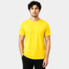 Y F Round Neck T-Shirt - Yellow Color