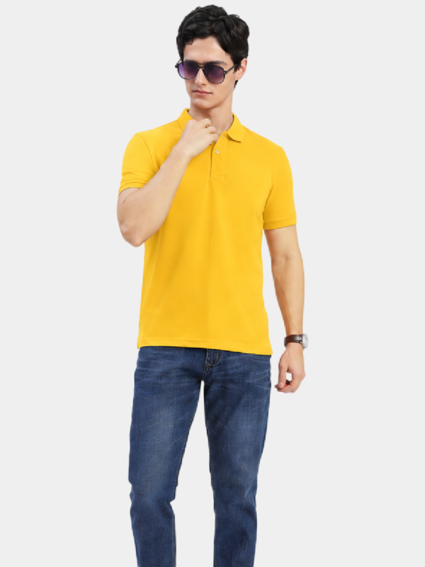 YF Yellow Polo T-Shirt